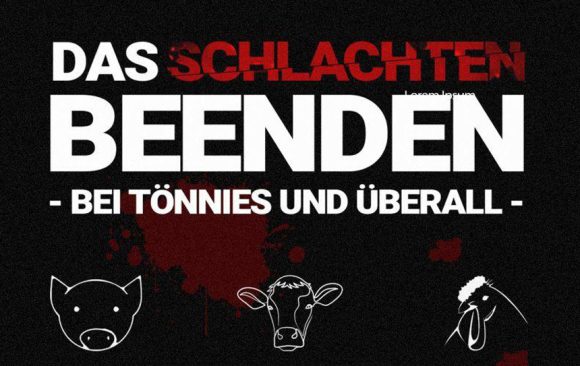 “Das Schlachten beenden – bei Tönnies und überall!” Demo am 08.07.2023 in Weißenfels